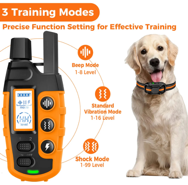 BARKAHOLICS® RS2 Remote Dog Training Shock Collar 1-2 Dogs 1000m S/M/L - BARKAHOLICS®