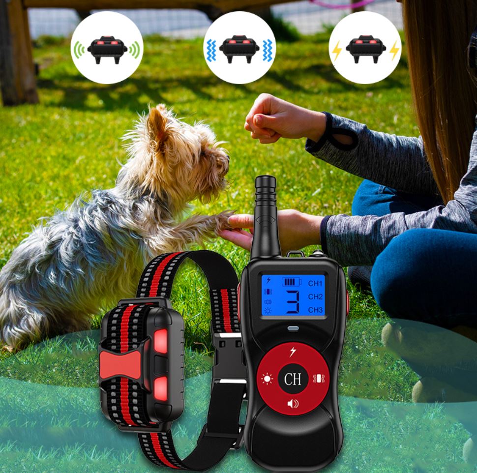 BARKAHOLICS® BH502R Remote Dog Training Shock Collar 1-3 Dogs 800m S/M/L - BARKAHOLICS®