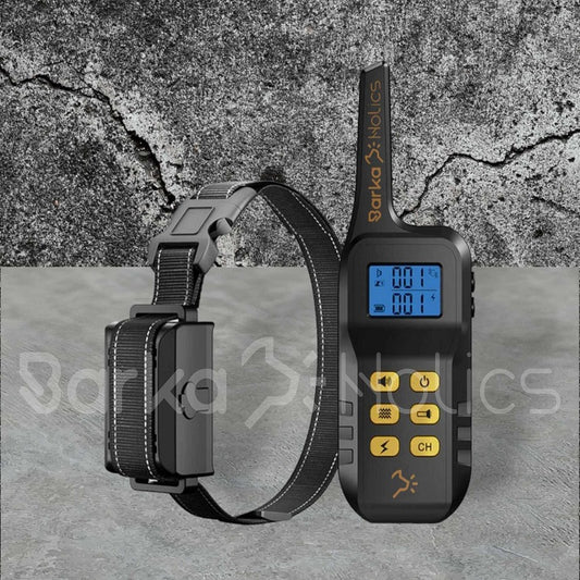 BARKAHOLICS® BH720R 2-in-1 Remote Trainer and Bark Control Collar 1-3 Dogs 1000m S/M/L - BARKAHOLICS®