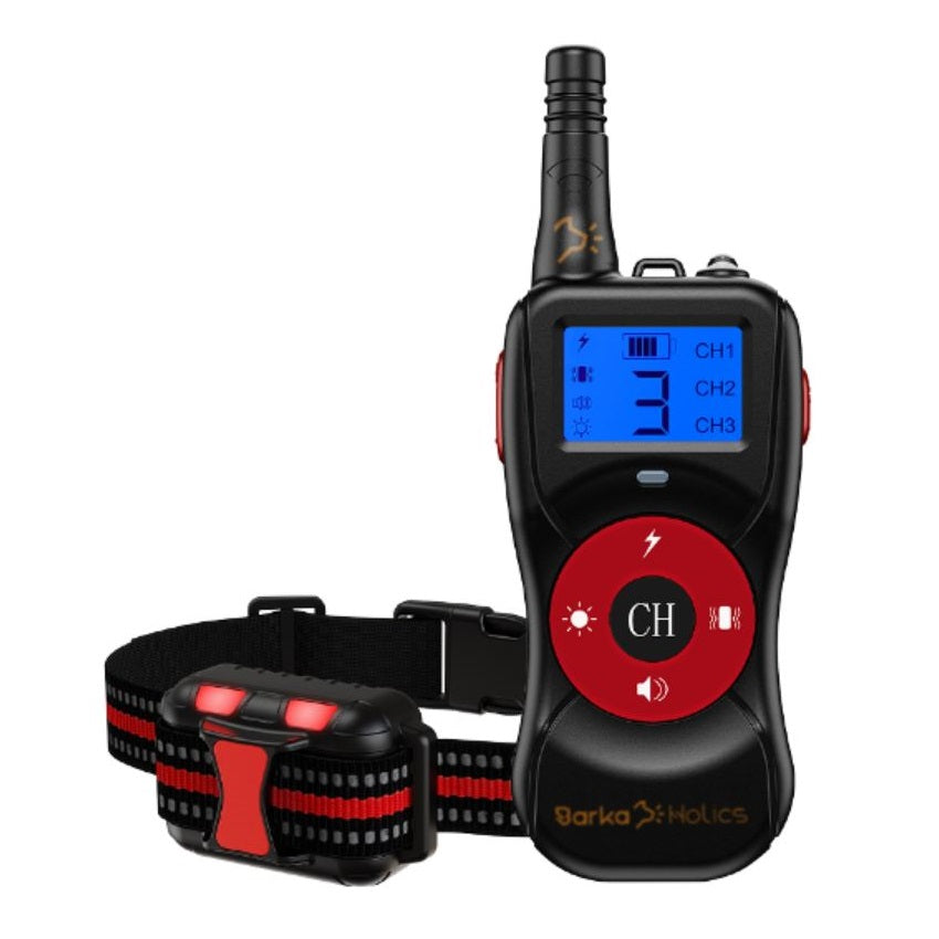 BARKAHOLICS® BH502R Remote Dog Training Shock Collar 1-3 Dogs 800m S/M/L - BARKAHOLICS®