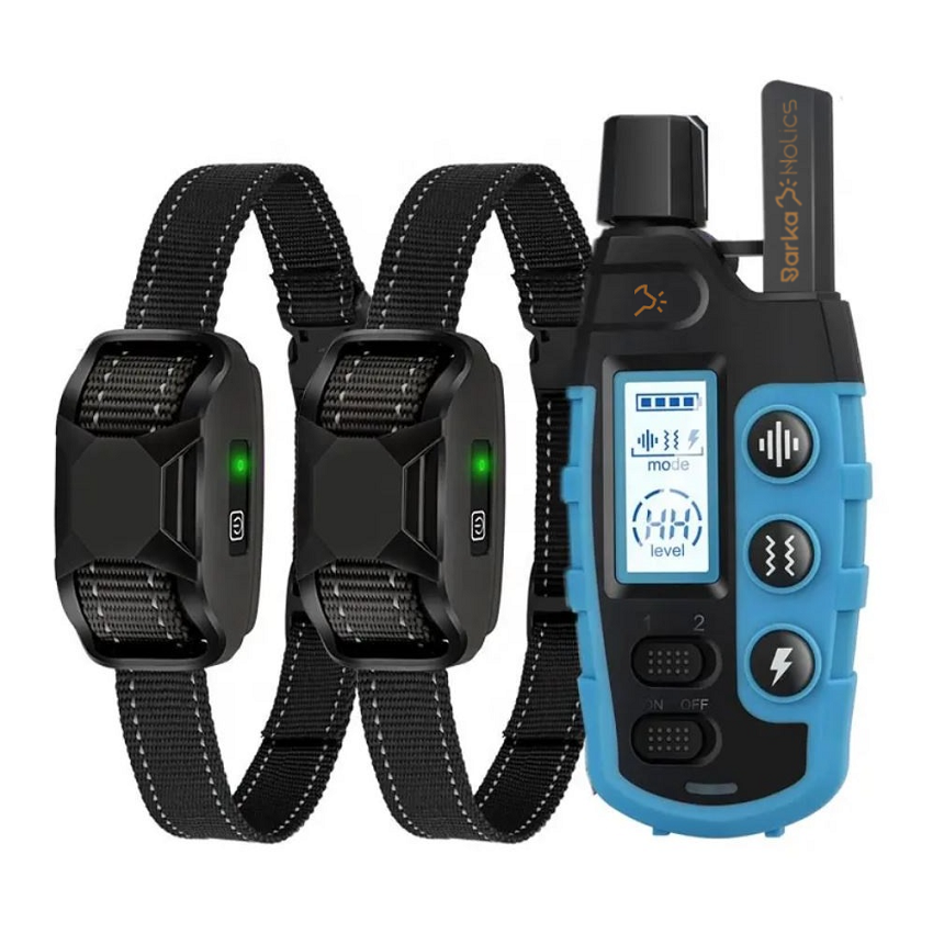 BARKAHOLICS® RS2 Remote Dog Training Shock Collar 1-2 Dogs 1000m S/M/L - BARKAHOLICS®